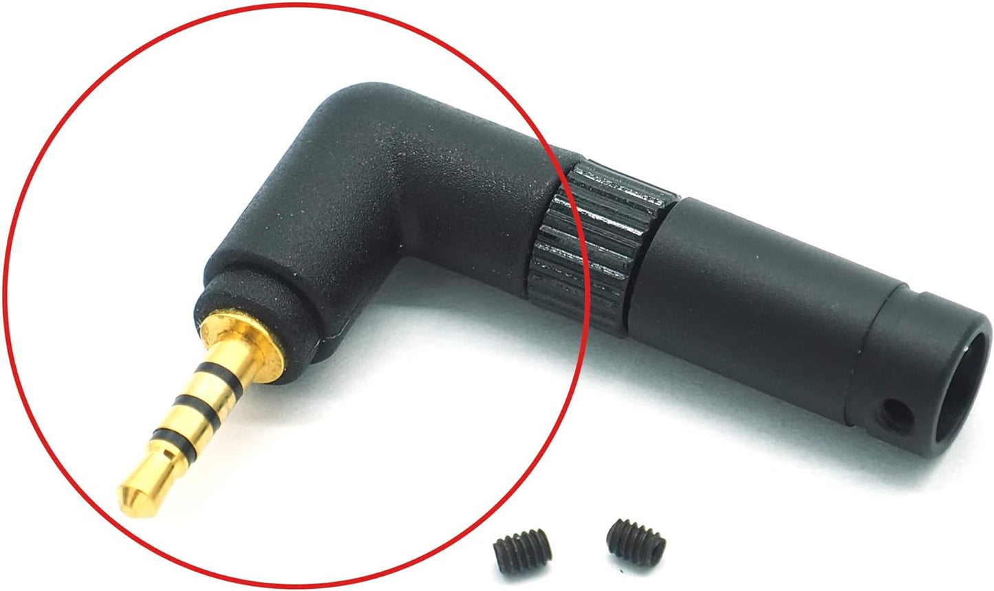 2.5mm 4極 プラグバランスヘッド 交換タイプ 1個(ILD-20230208-HPUG-T専用)