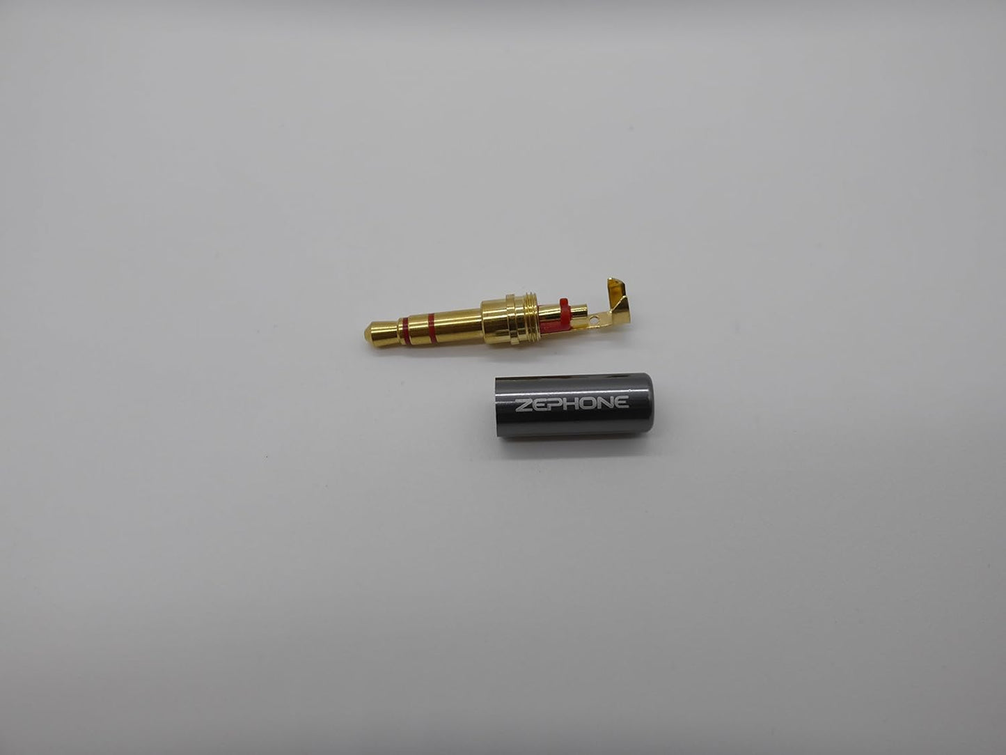 3.5mm3極プラグ 絶縁部レッド