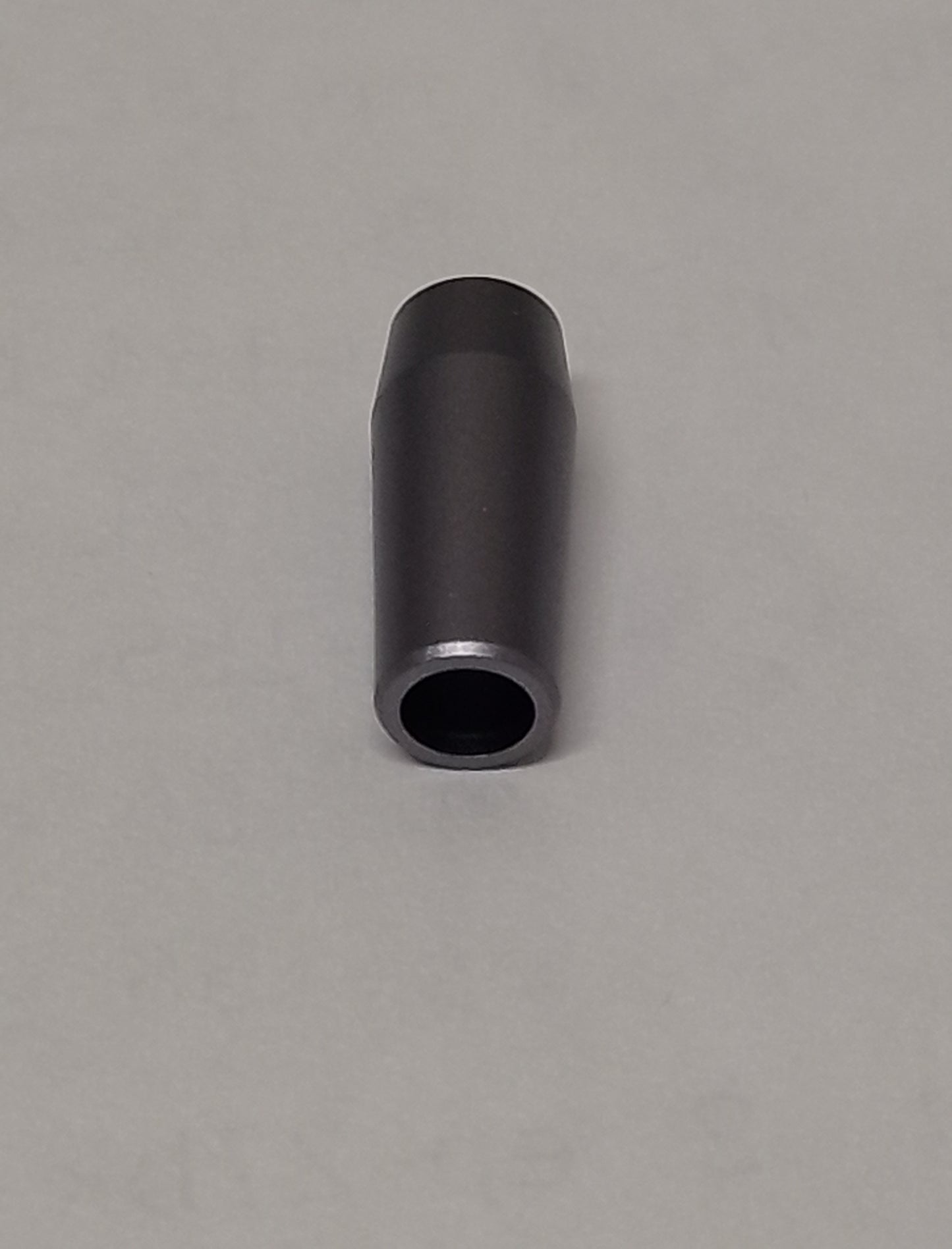 3.5mm3極プラグ 小形 ガンメタリック ゴムキャップ付き