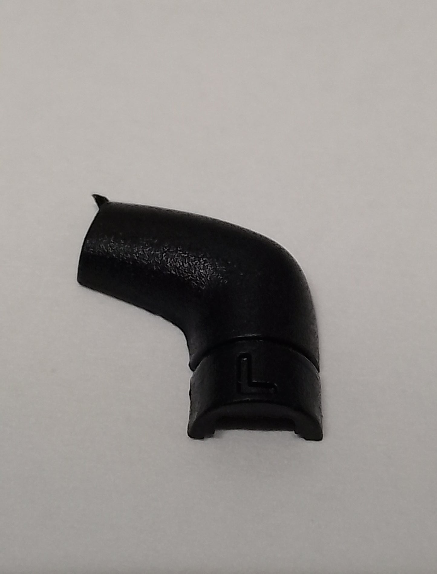 イヤホン用 コネクタカバー L型 (SHURE用/Weston用/UE900用) 修理部品 補修部品 パーツ メンテナンス 部品 左・右1組【Rオモテ×1 Lオモテ×1 Rウラ×1 Lウラ×1 計4ケの部品で構成】ブラック