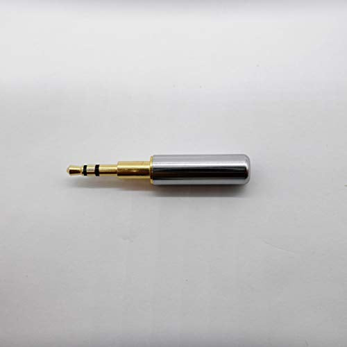 2.5mm3極プラグ(極細タイプ) シルバー