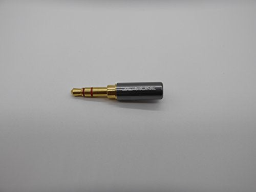 3.5mm3極プラグ 絶縁部レッド