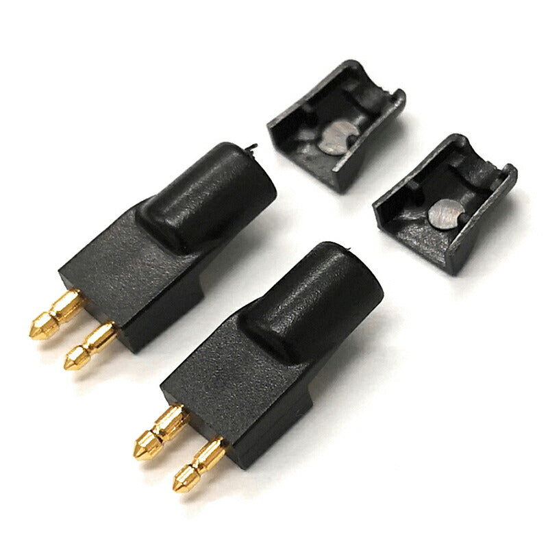 イヤホンピンプラグフィッティング Fitear 2-Pin R/Lペア ブラック