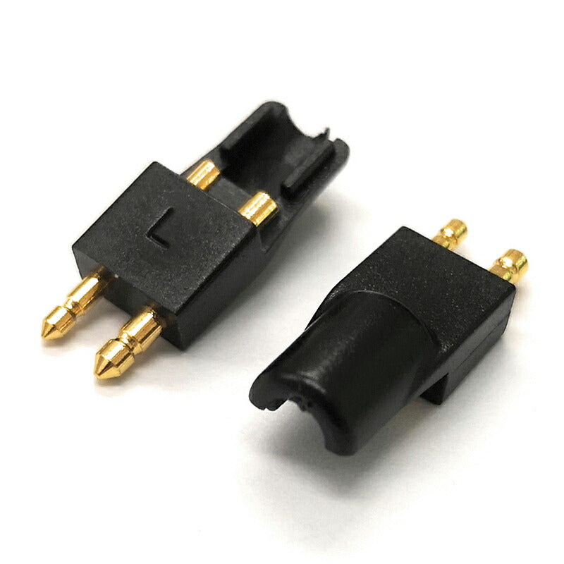 イヤホンピンプラグフィッティング Fitear 2-Pin R/Lペア ブラック