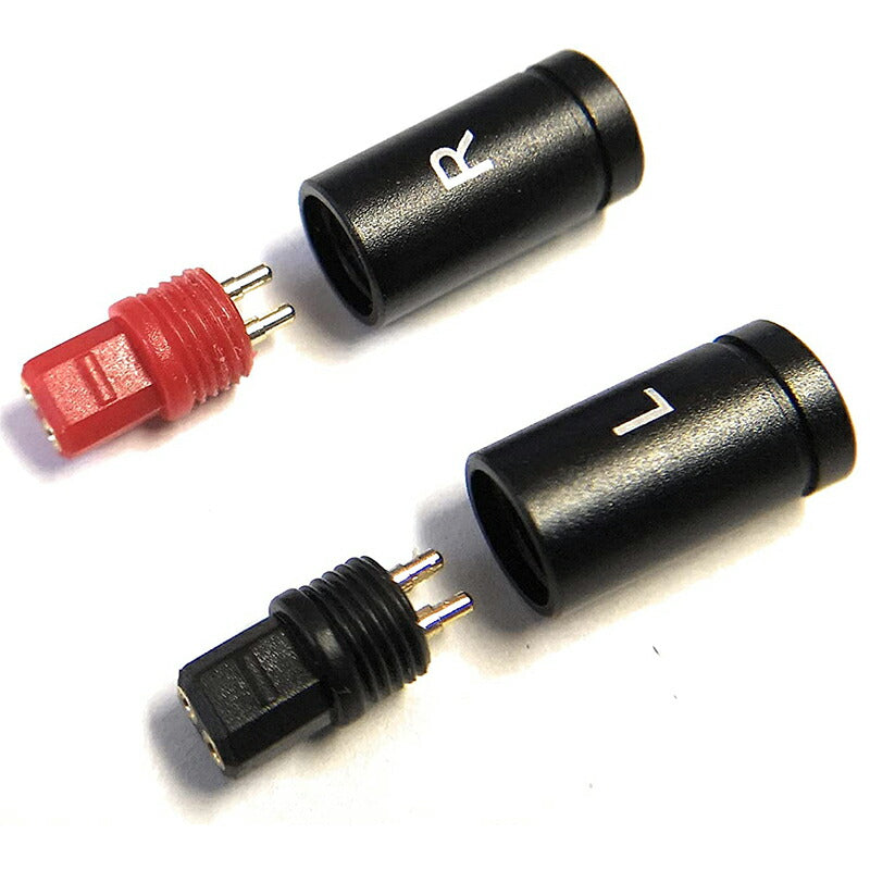 オーディオテクニカ イヤホン用コネクタ ブラック ケーブル イヤホン 自作