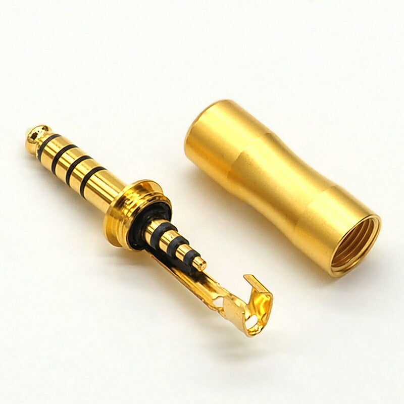 4.4mm 5極 プラグ オス ゴールドハウジング