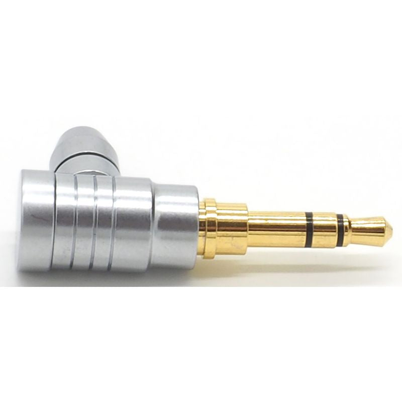3.5mm 3極 ミニプラグ L字 金メッキ