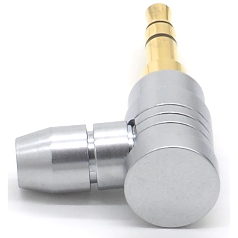3.5mm 3極 ミニプラグ L字 金メッキ