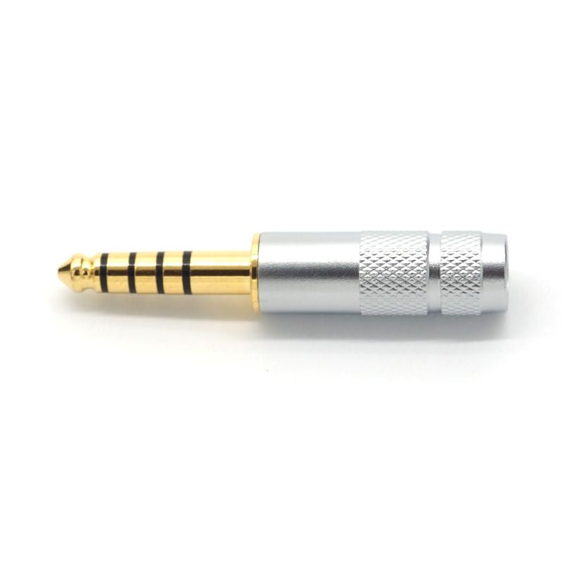 4.4mm 5極 オスプラグ ハウジングシルバー