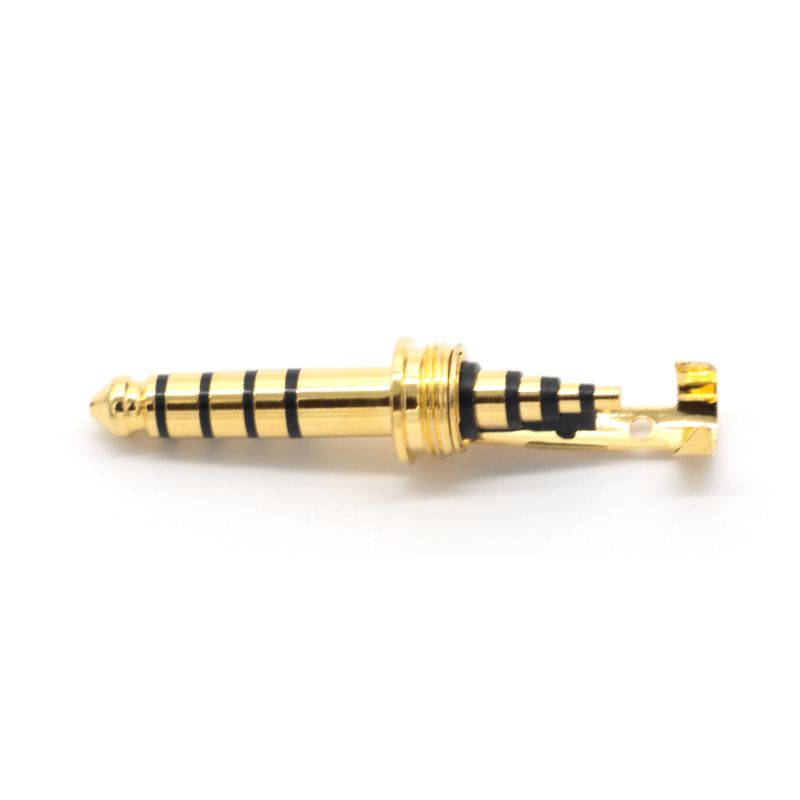 4.4mm 5極 オスプラグ ハウジングシルバー