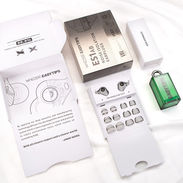 オーディオメーカーの作ったノイズ抑制型耳栓 Whizzer EASYTIPS ES1AB