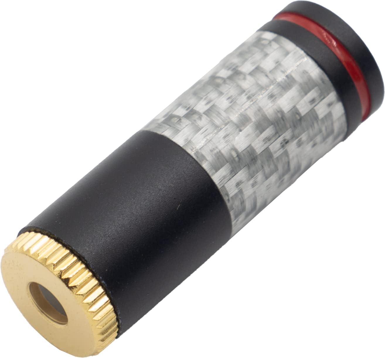 4.4mm5極バランスプラグ メスソケット ハウジングカーボンブラック