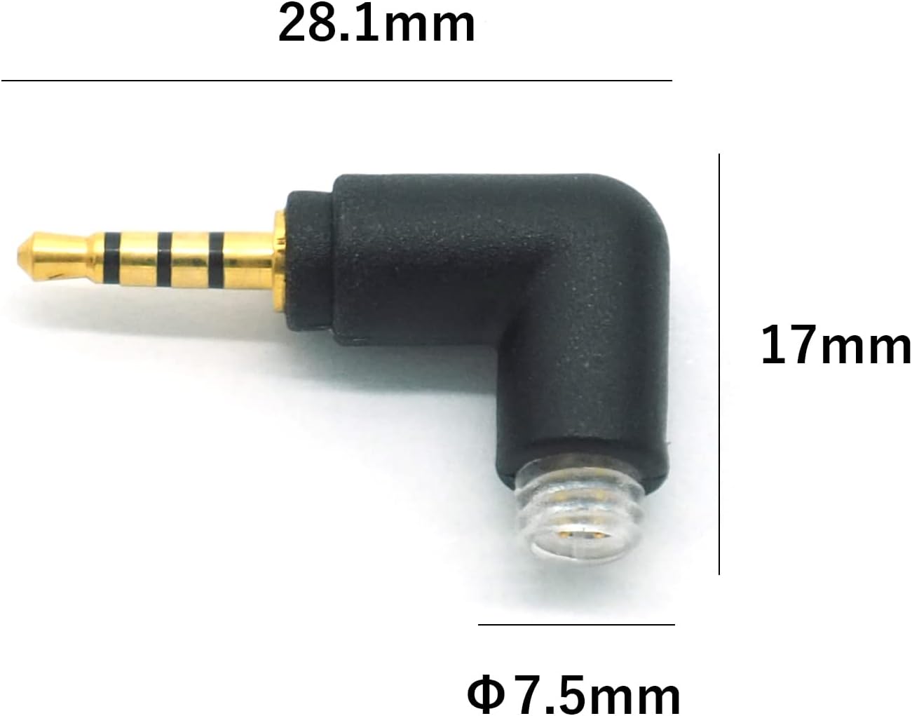 2.5mm 4極 プラグバランスヘッド 交換タイプ 1個（ILD-20230208-HPUG-T専用）