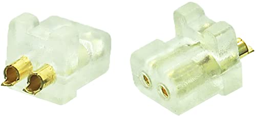 イヤホンリケーブル 2pin汎用コネクタ フィッティング 2個ペア(自作用)typeA