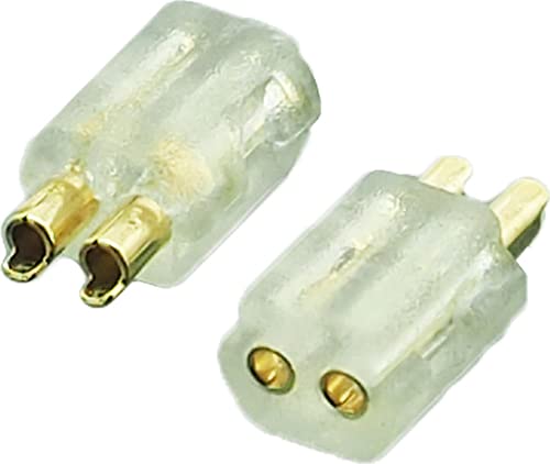 イヤホンリケーブル 2pin 0.78mm汎用コネクタ フィッティング 2個ペア(自作用)typeC