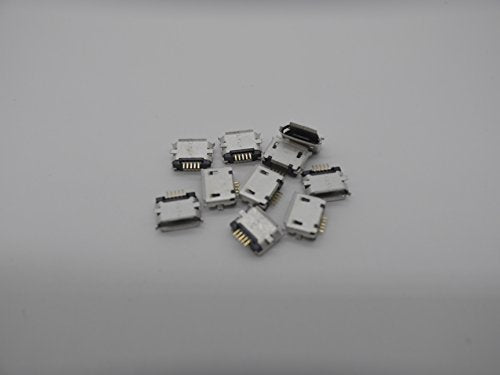 マイクロUSBメスソケット10個入り(フラットタイプ)