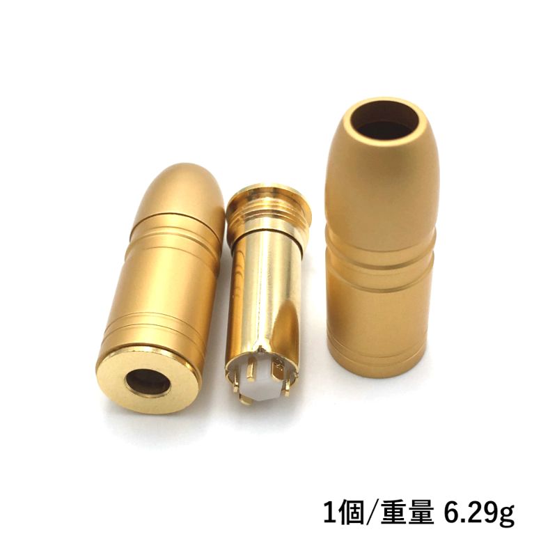 4.4mm 5極 メスジャック ハウジングゴールド